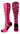 MadSportsStuff socks Neon Pink/Black / Small Crazy Socks with Safari Tiger Stripes Over the Calf Socks (multiple colors)