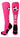 MadSportsStuff socks Neon Pink/Black/White / Large Soccer Socks with Soccer Ball Logo Over the Calf (multiple colors)