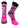 MadSportsStuff socks Neon Pink/Black/White / Small Crazy Tie Dye Crew Socks Girls or Boys