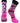 MadSportsStuff socks Neon Pink/Black/White / Small Crazy Tie Dye Crew Socks Girls or Boys