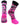MadSportsStuff socks Neon Pink/Black/White / Small Crazy Tie Dye Crew Socks Girls or Boys