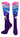 MadSportsStuff socks Neon Pink/Blue/Purple / Large Neon Princess Crowns and Wands Athletic Over the Calf Socks