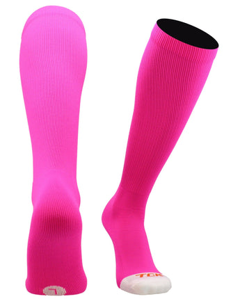 MadSportsStuff socks Neon Pink / X-Large Pro Line Football Socks Over the Calf Team Colors