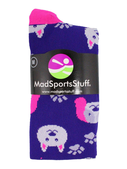 MadSportsStuff socks Neon Puppy Dogs Over The Calf Athletic Socks