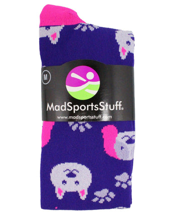 MadSportsStuff socks Neon Puppy Dogs Over The Calf Athletic Socks