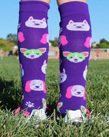 MadSportsStuff socks Neon Puppy Dogs Over The Calf Athletic Socks