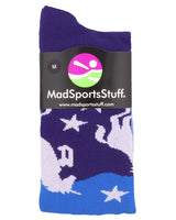 MadSportsStuff socks Neon Unicorn Athletic Over the Calf Socks
