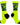 MadSportsStuff socks Neon Yellow/Black / Large Camo Basketball Socks with Player Silhouette