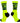 MadSportsStuff socks Neon Yellow/Black / Large Camo Basketball Socks with Player Silhouette
