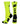 MadSportsStuff socks Neon Yellow/Black / Large Football Logo Athletic Crew Socks (multiple colors)