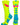 MadSportsStuff socks Neon Yellow/Electric Blue/Neon Pink / Small Light Speed Athletic Crew Socks (multiple colors)