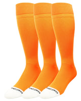 MadSportsStuff socks Orange 3 Pack / Medium Pro Line Volleyball Socks Over the Calf Team Colors