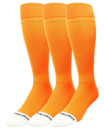 MadSportsStuff socks Orange 3 Pack / Medium Pro Line Volleyball Socks Over the Calf Team Colors