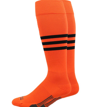 Dugout 3-Stripe Baseball & Softball Socks