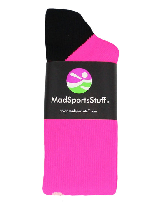 MadSportsStuff socks Pink Ribbon Breast Cancer Awareness Socks with Stripes
