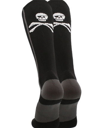MadSportsStuff socks Pirate Skull and Crossbones (Jolly Roger) Over the Calf Socks