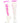 MadSportsStuff socks Princess - White/Neon Pink / Large Personality Word Socks Over the Calf Length
