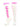 MadSportsStuff socks Princess - White/Neon Pink / Large Personality Word Socks Over the Calf Length