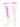 MadSportsStuff socks Princess - White/Neon Pink / Large Personality Word Socks Over the Calf Length