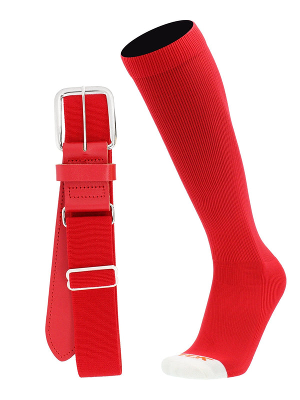 MadSportsStuff socks Pro Line Baseball Socks and Belt Combo Youth and Adult