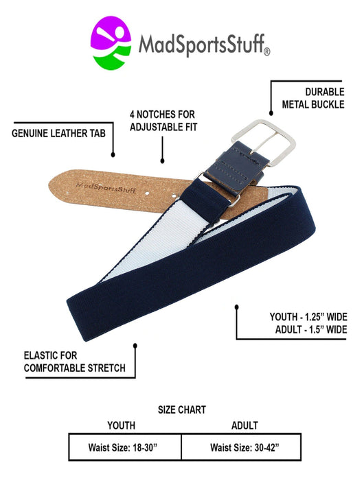 MadSportsStuff socks Pro Line Baseball Socks and Belt Combo Youth and Adult