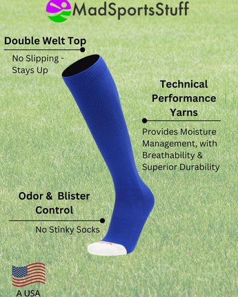MadSportsStuff socks Pro Line Baseball Socks and Belt Combo Youth and Adult