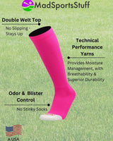 MadSportsStuff socks Pro Line Football Socks Over the Calf Team Colors