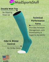 MadSportsStuff socks Pro Line Football Socks Over the Calf Team Colors