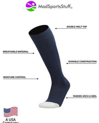 MadSportsStuff socks Pro Line Football Socks Over the Calf Team Colors