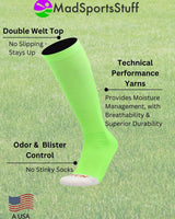MadSportsStuff socks Pro Line Football Socks Over the Calf Team Colors