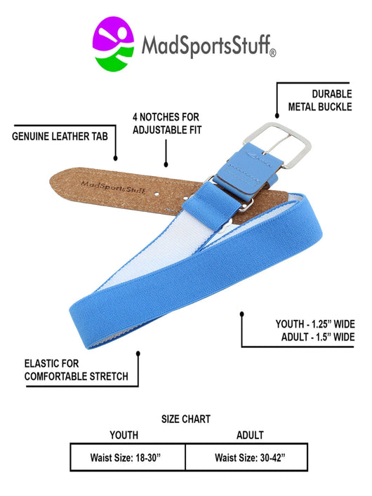 MadSportsStuff socks Pro Line Softball Socks and Belt Combo Youth and Adult