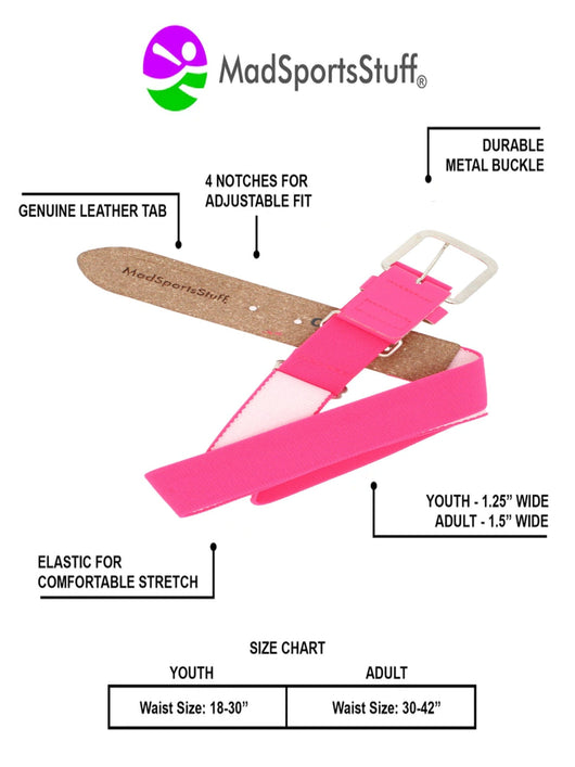 MadSportsStuff socks Pro Line Softball Socks and Belt Combo Youth and Adult