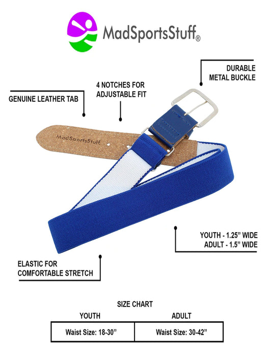 MadSportsStuff socks Pro Line Softball Socks and Belt Combo Youth and Adult