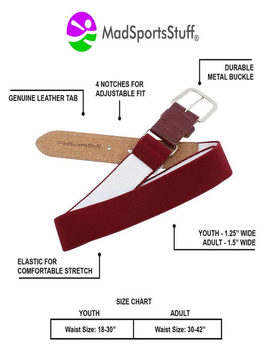 MadSportsStuff socks Pro Line Softball Socks and Belt Combo Youth and Adult