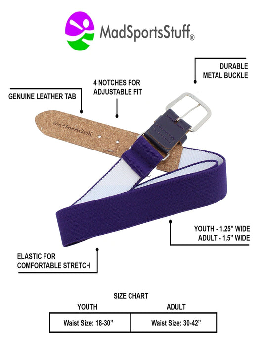 MadSportsStuff socks Pro Line Softball Socks and Belt Combo Youth and Adult