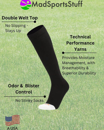 MadSportsStuff socks Pro Line Softball Socks and Belt Combo Youth and Adult