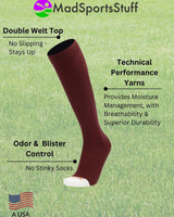 MadSportsStuff socks Pro Line Softball Socks and Belt Combo Youth and Adult