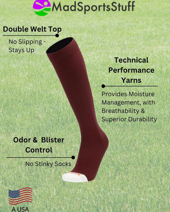 MadSportsStuff socks Pro Line Softball Socks and Belt Combo Youth and Adult