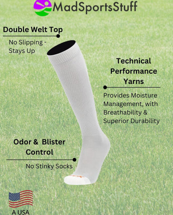 MadSportsStuff socks Pro Line Softball Socks and Belt Combo Youth and Adult