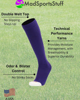 MadSportsStuff socks Pro Line Softball Socks Over the Calf Team Colors