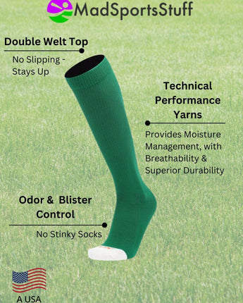 MadSportsStuff socks Pro Line Softball Socks Over the Calf Team Colors