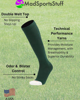 MadSportsStuff socks Pro Line Softball Socks Over the Calf Team Colors