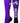 MadSportsStuff socks Purple/Black/White / Large Soccer Socks with Soccer Ball Logo Over the Calf (multiple colors)