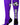 MadSportsStuff socks Purple/Black/White / Large Soccer Socks with Soccer Ball Logo Over the Calf (multiple colors)