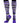 MadSportsStuff socks Purple/Black/White / X-Small Crazy Tie Dye Socks Over the Calf