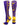MadSportsStuff socks Purple/Gold / Large Crazy Socks with Stars Over the Calf Socks (multiple colors)