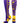 MadSportsStuff socks Purple/Gold / Large Crazy Socks with Stars Over the Calf Socks (multiple colors)
