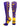 MadSportsStuff socks Purple/Gold / Large Crazy Socks with Stars Over the Calf Socks (multiple colors)