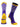 MadSportsStuff socks Purple/Gold / Large Elite Basketball Socks with Net Crew length - made in the USA