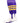 MadSportsStuff socks Purple/Gold/White / Large Striped Baseball Stirrup Socks Dugout Pattern D